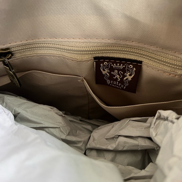 NWT PRATESI FIRENZE SATCHEL PURSE BAG - Picture 7 of 8